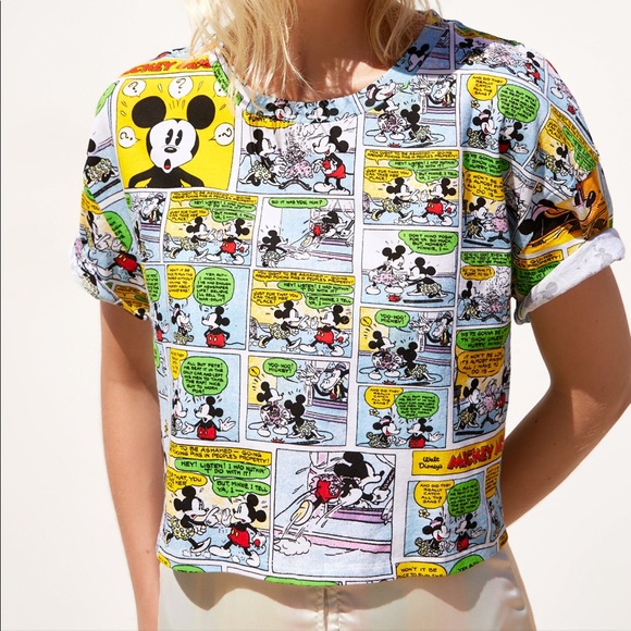 ZARA Mickey © Disney Crop Top - Picture 6 of 8